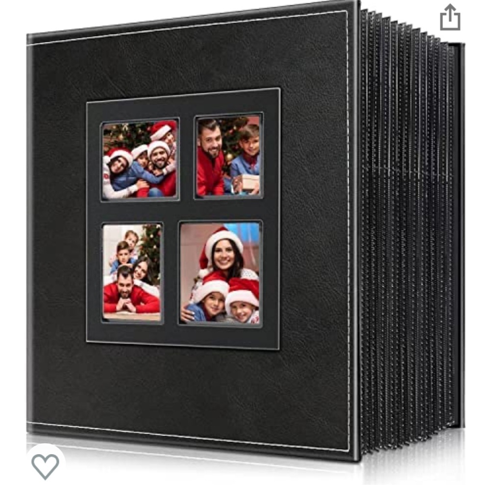 Pulaisen Photo Album 3x3.5 4x4.8 300 Photos PU leather Hardcover